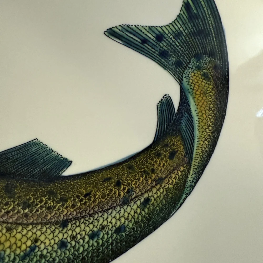 Williams Sonoma English Angler 17 inch platter Made in England